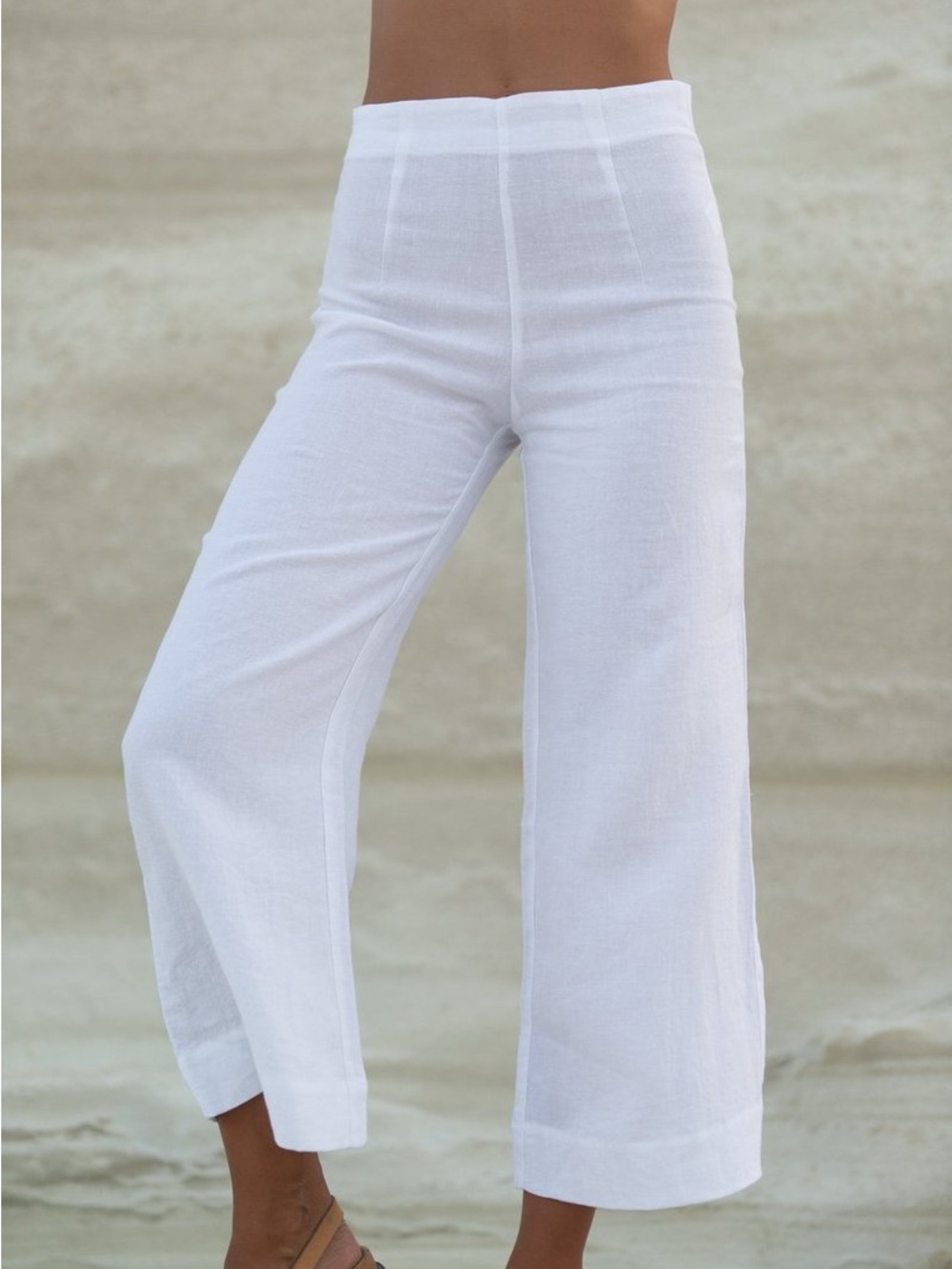 Tailored linen pants
